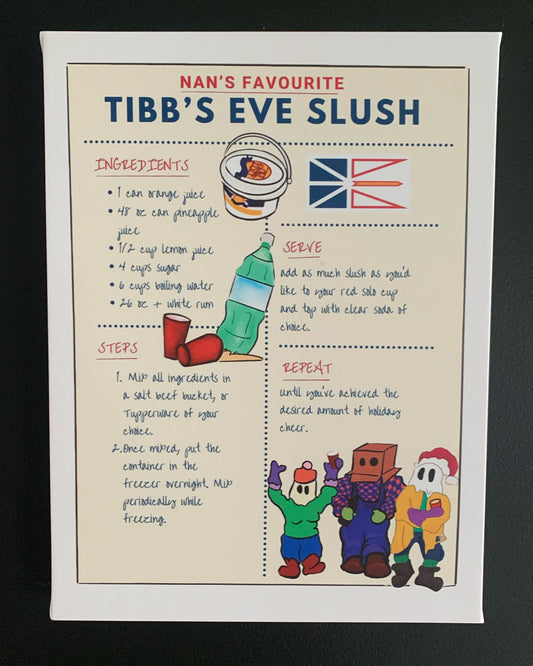 Tibbs Eve Slush Recipe Canvas